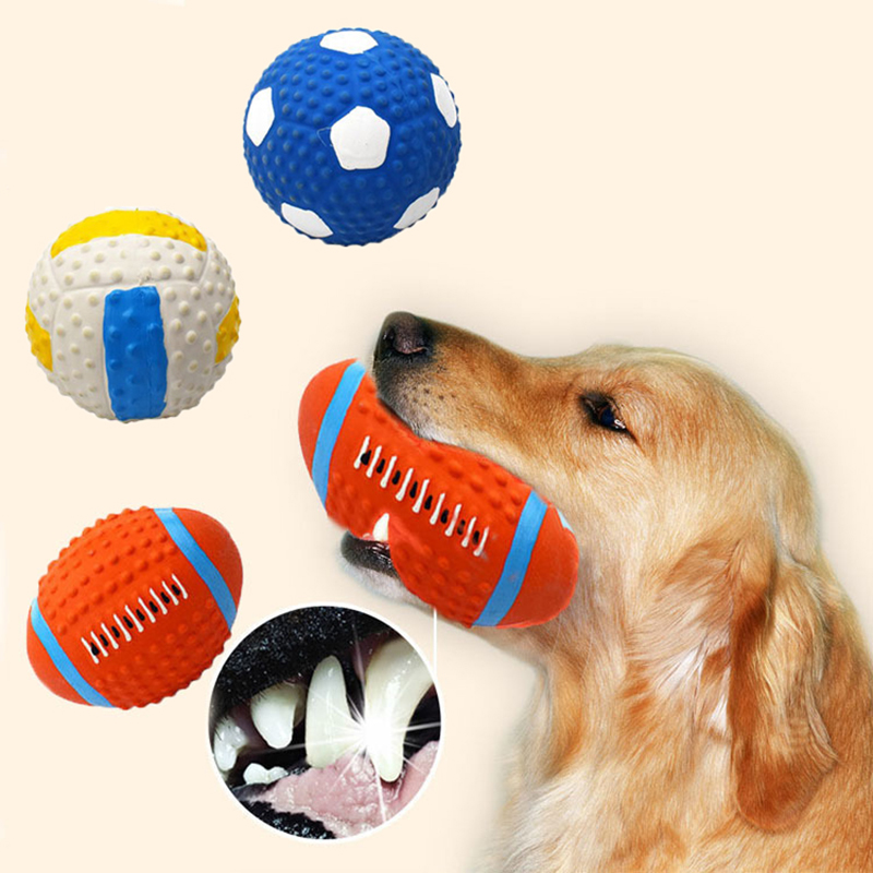 Suction Cup Dog Tug Toy - Huisdier Hond Speelgoed Latex Soundtrack Rugby