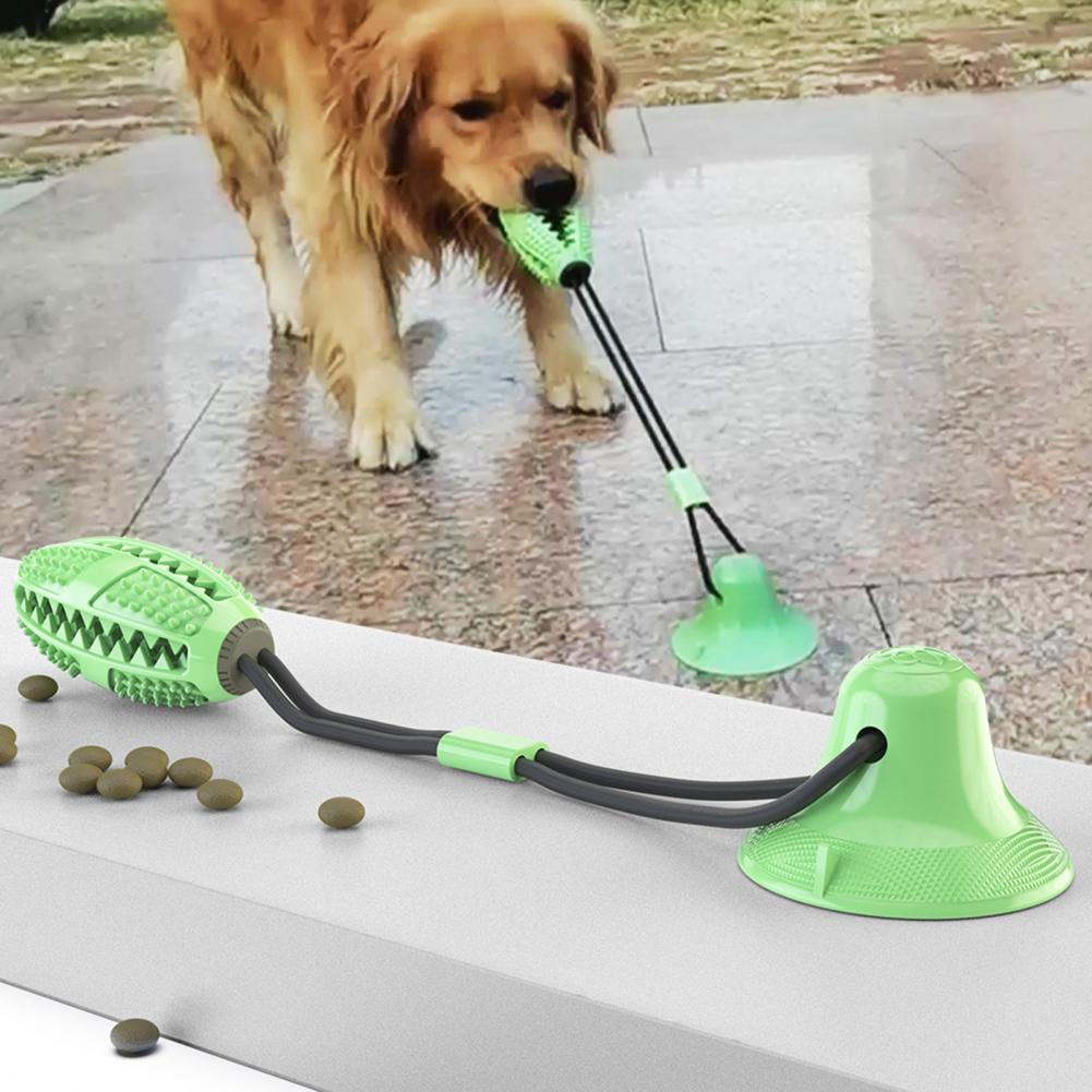 Rubber Treat Dispensing Dog Toy - Kauwspeelgoed voor honden voor agressieve kauwers
