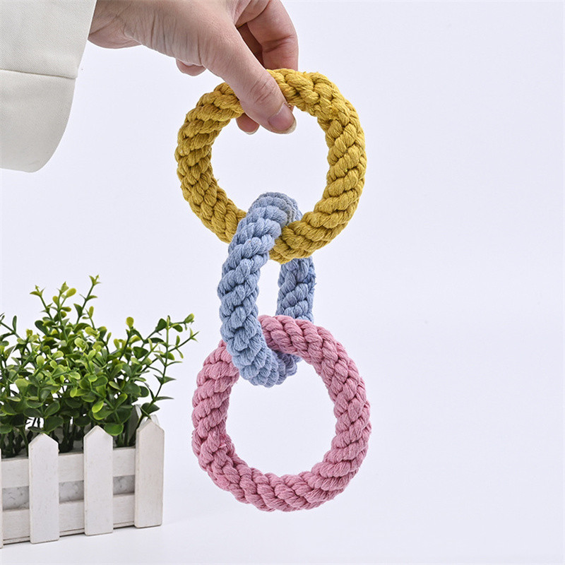 Dog Rope Toy Aggressive Chewers - 1pc Grote Tough Kauwspeelgoed voor Agressieve