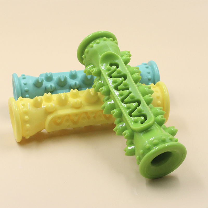 Indestructible Dog Chew Toy - Hondentandenborstel Kauwspeeltje Stok Zacht rubber Molaire