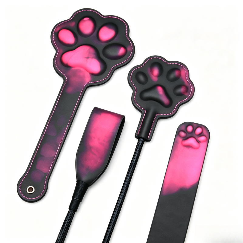 Cat Toys - Lichaamswarmtegevoelige, van kleur veranderende leren spankpeddel