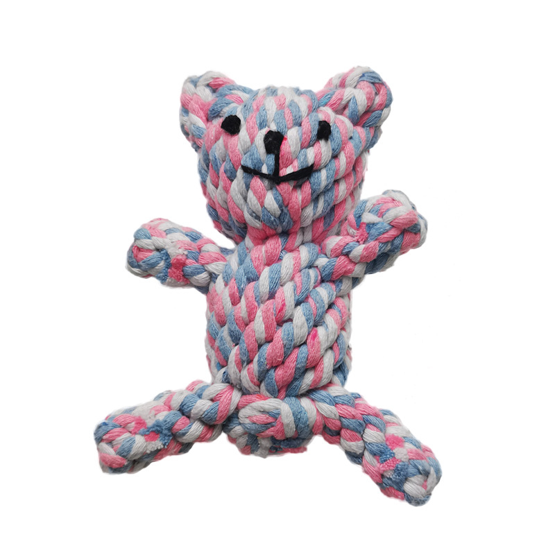 Interactive Squeaky Plush Dog Toy - Hondenkauwtouw van katoen, gesimuleerde olifant, groothandel,