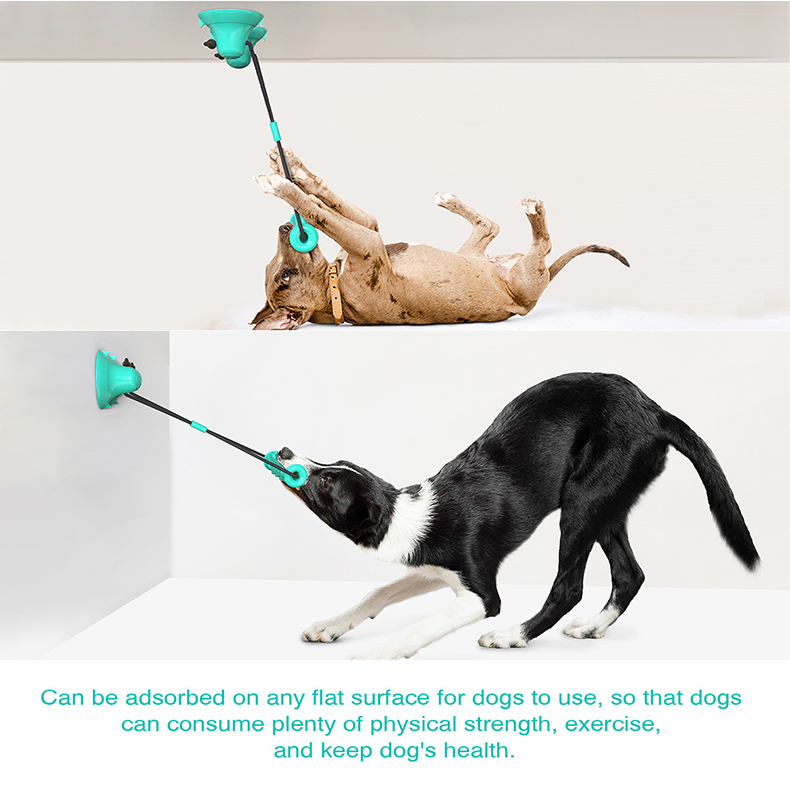 Dog Rope Toy Aggressive Chewers - Dubbele Zuignap Hondenspeelgoed Trekspel, Onverwoestbaar Interactief