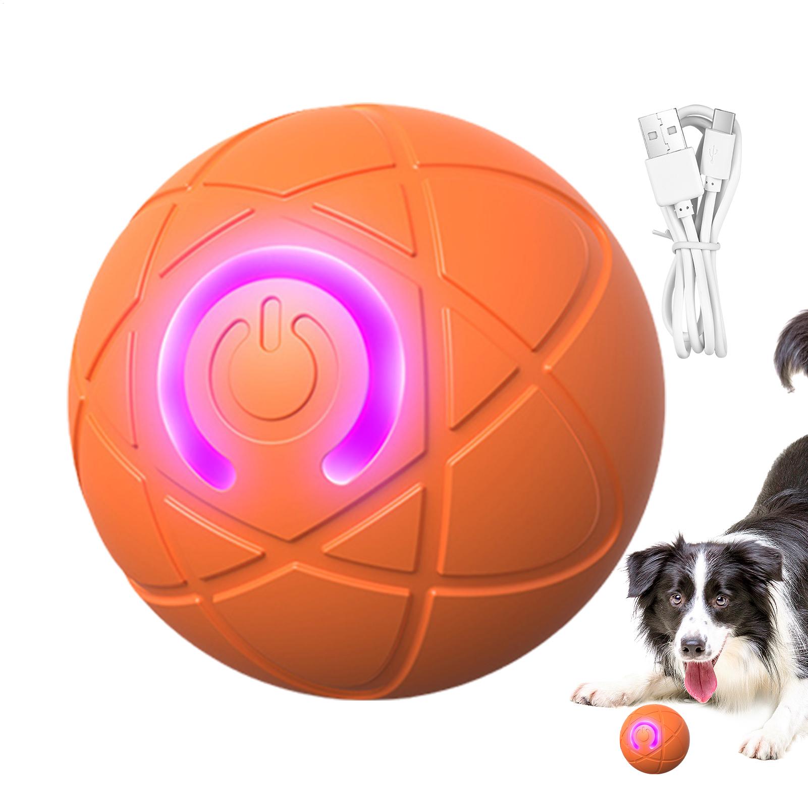 Automatic Moving Dog Ball - Hondenspeelgoedbal Interactieve rollende bal Automatisch bewegend