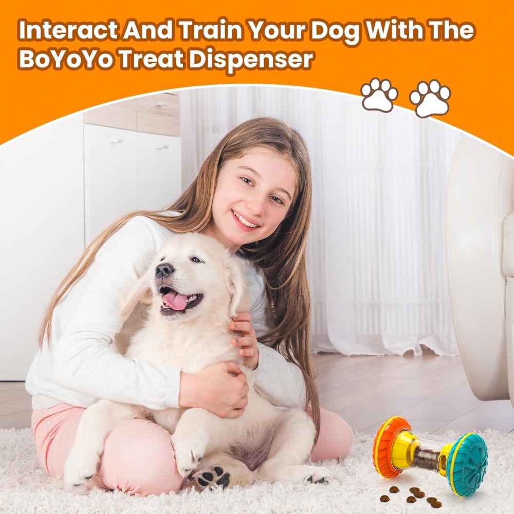Stiltegevende rollende traktat - Rubber Treat Dispensing Dog Toy recensie en prijs