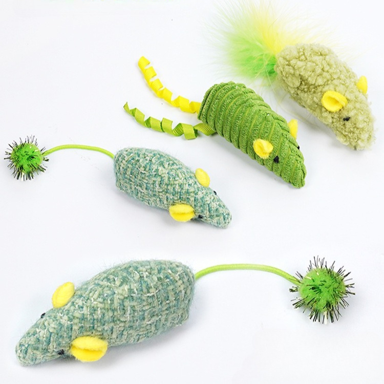Kat Speelgoed 3 stks Pluche Ge - Catnip Interactive Plush Mouse recensie en prijs