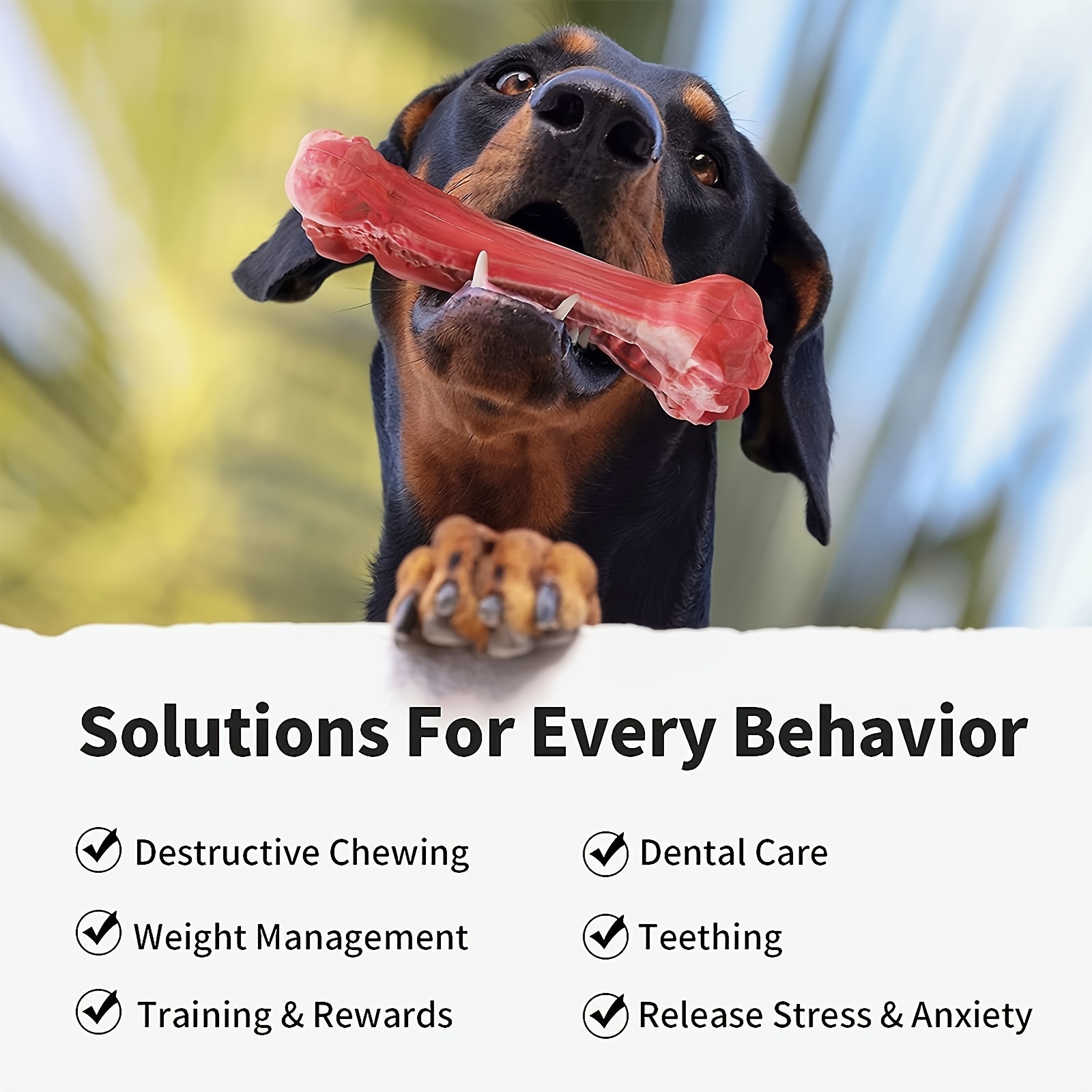 Siliconen hondenspeeltje, natu - Indestructible Dog Chew Toy recensie en prijs