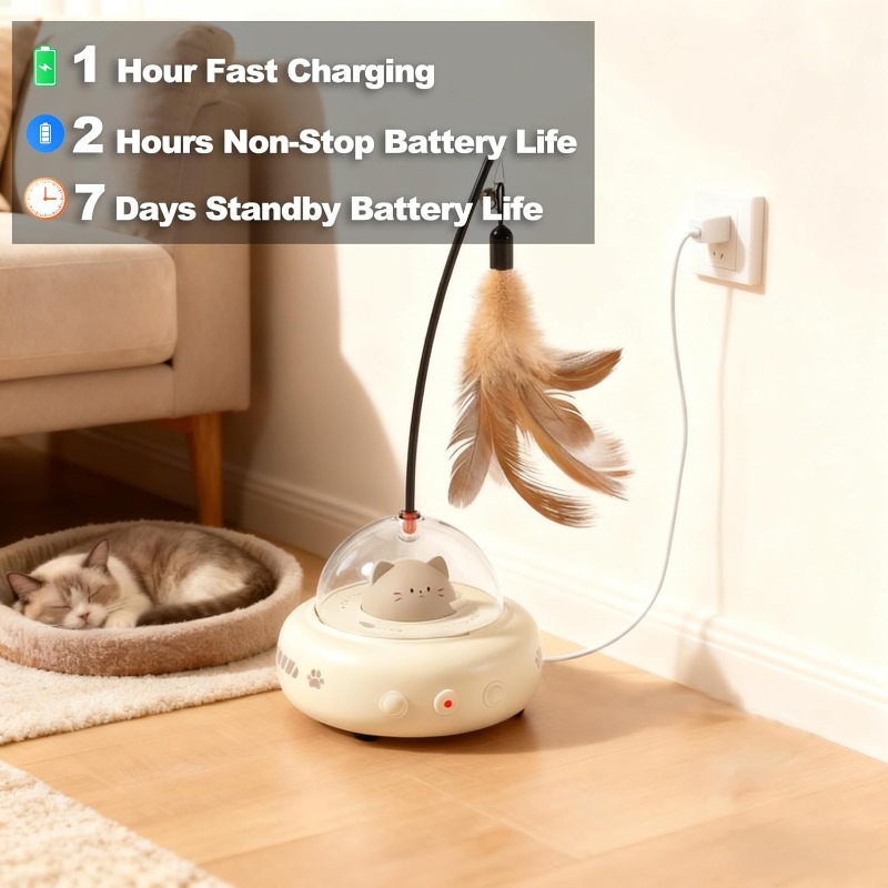 Geluidsarme 2-in-1 oplaadbare  - Laser Pointer Cat Toy Automatic recensie en prijs