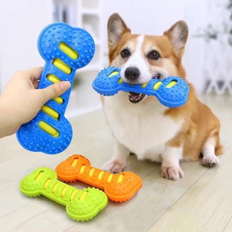Rubberen bot Hond Molaire Stic - Teeth Cleaning Dog Chew Bone recensie en prijs