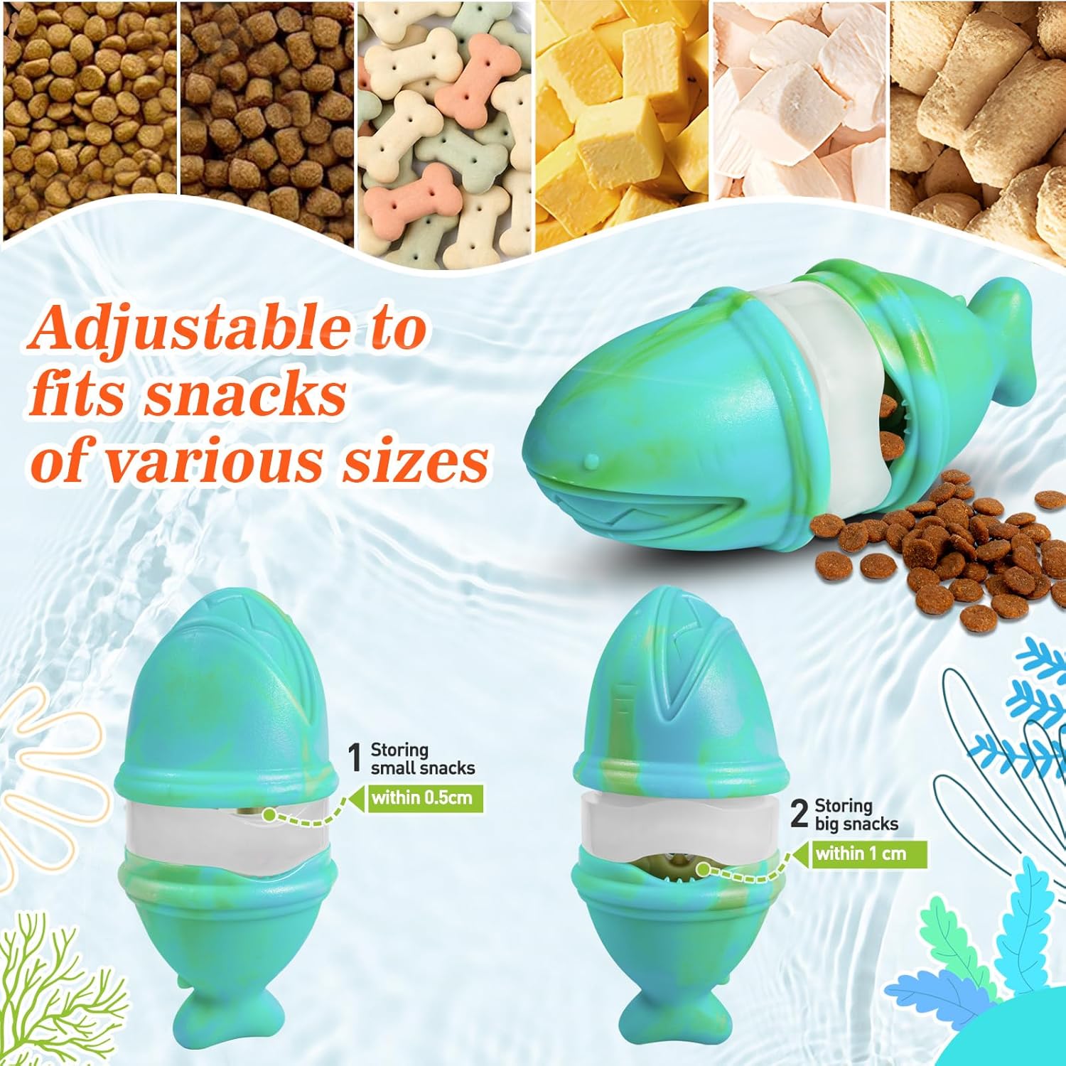 2-in-1 Treat Dispensing Kauwsp - Rubber Treat Dispensing Dog Toy recensie en prijs