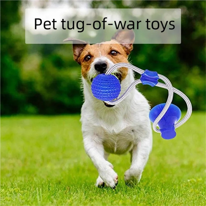 Duurzame zuignap hondentuigspe - Suction Cup Dog Tug Toy recensie en prijs
