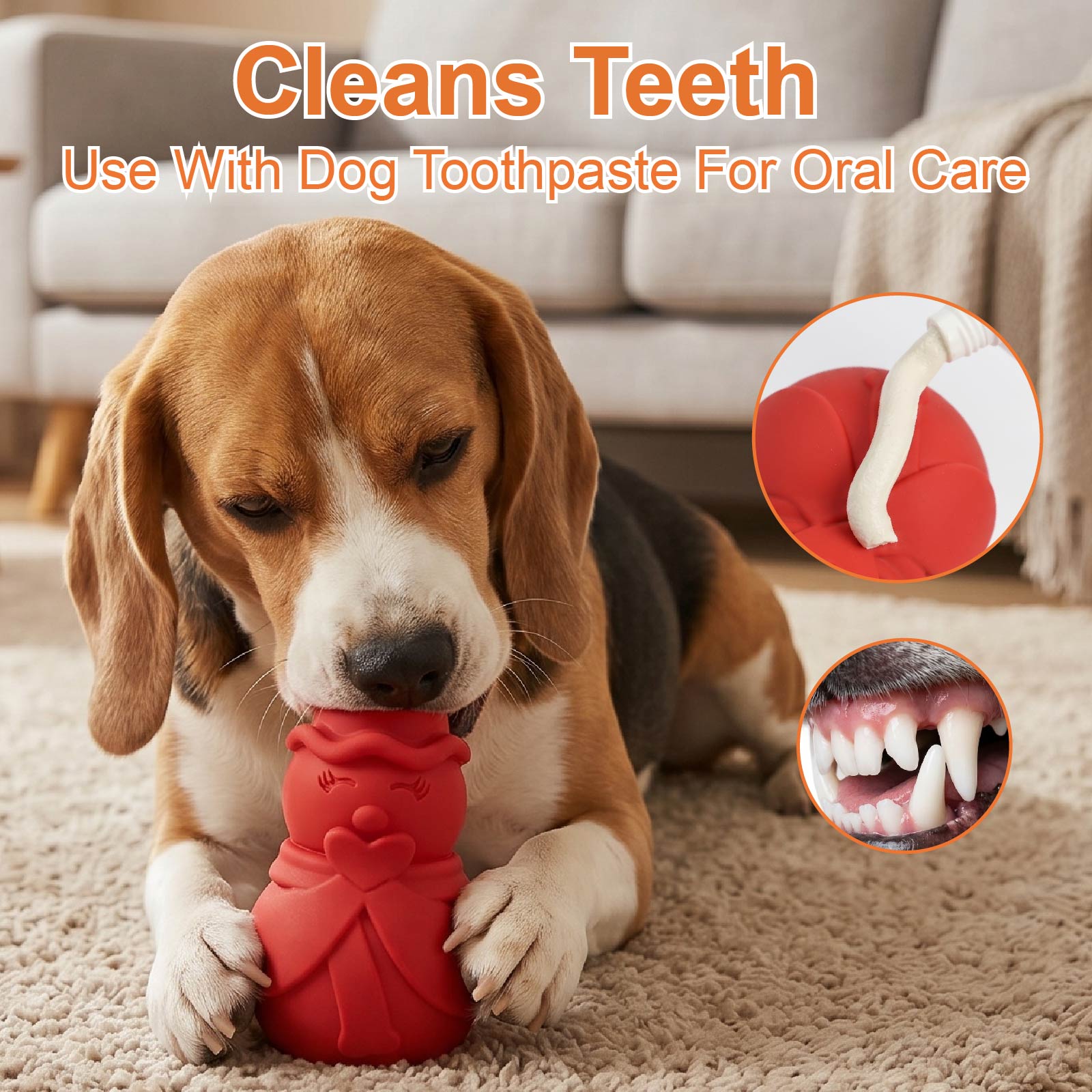 Sneeuwpop Hondenspeelgoed, Int - Rubber Treat Dispensing Dog Toy recensie en prijs