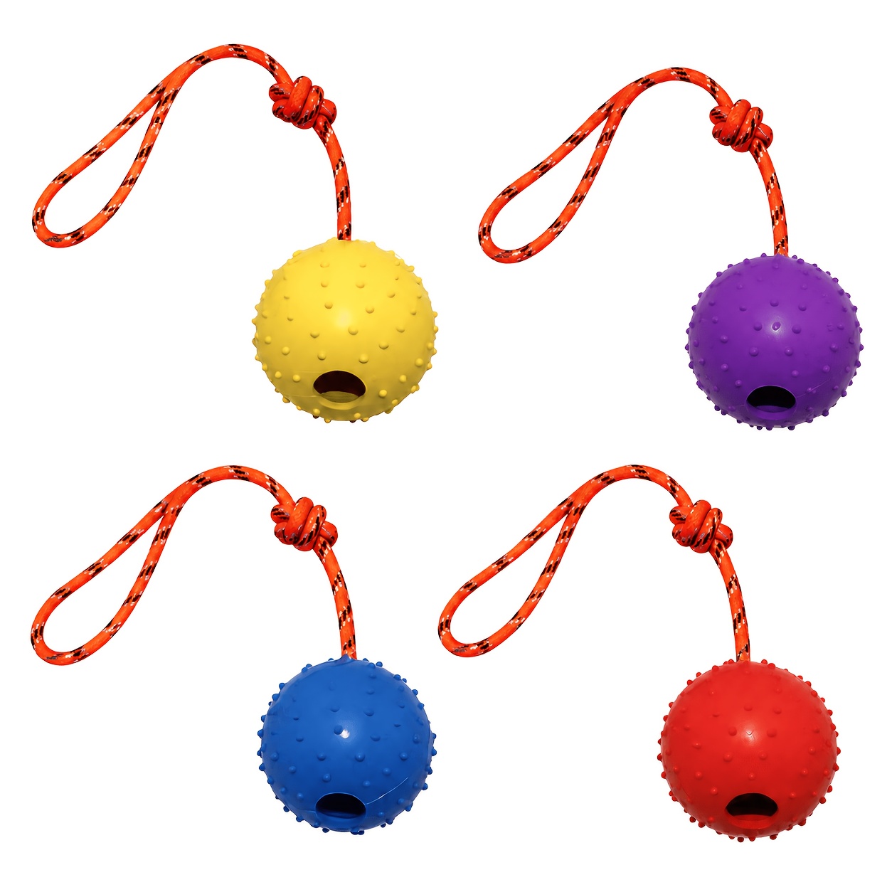 2-pack duurzame rubberen honde - Dog Rope Toy Aggressive Chewers recensie en prijs