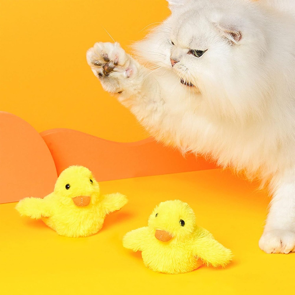 Elektrisch eendjeskatten speel - Catnip Interactive Plush Mouse recensie en prijs